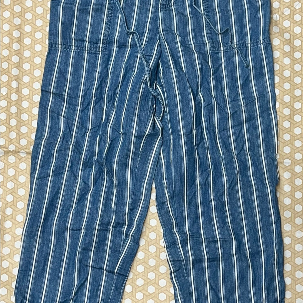 American Eagle Outfitters Denim with White Stripes